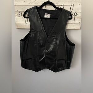 Steer Brand Leather Vest